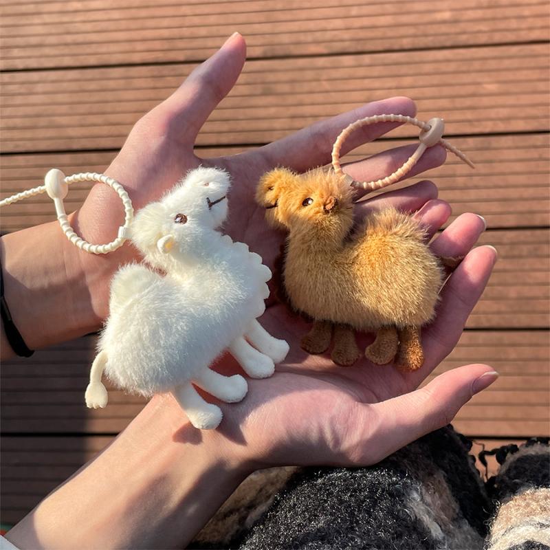Mini Backpack Purse - 1PCS Mini Camel Plush Keychain Cute