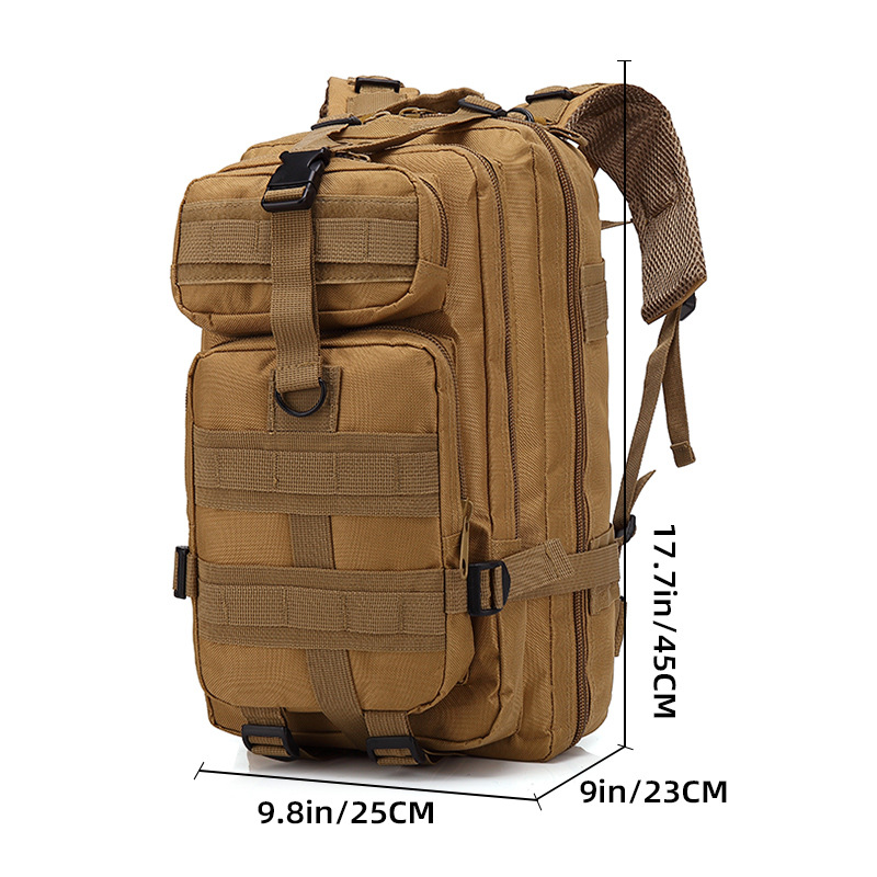 Rucksack Military Style - Large Capacity Camouflage Outdoor Backpack 3P