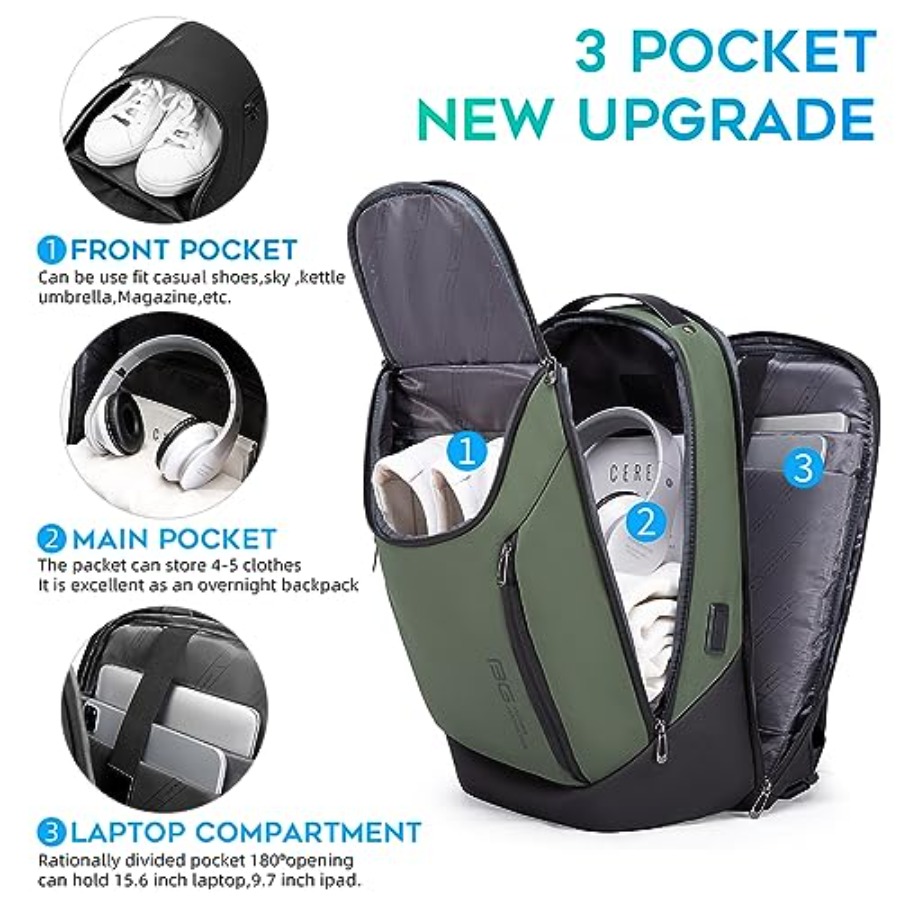 Business Smart Backpack Waterp - đánh giá và giá Laptop Backpack 15.6
