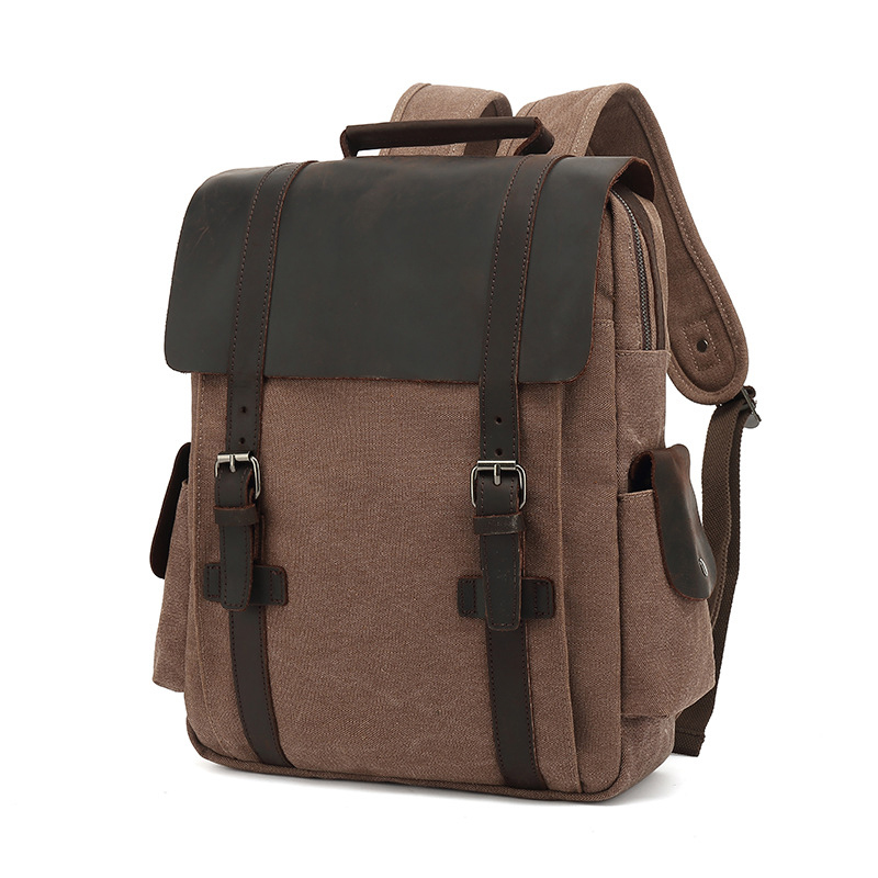 New Fashion Backpack Leather C - đánh giá và giá Rucksack Military Style
