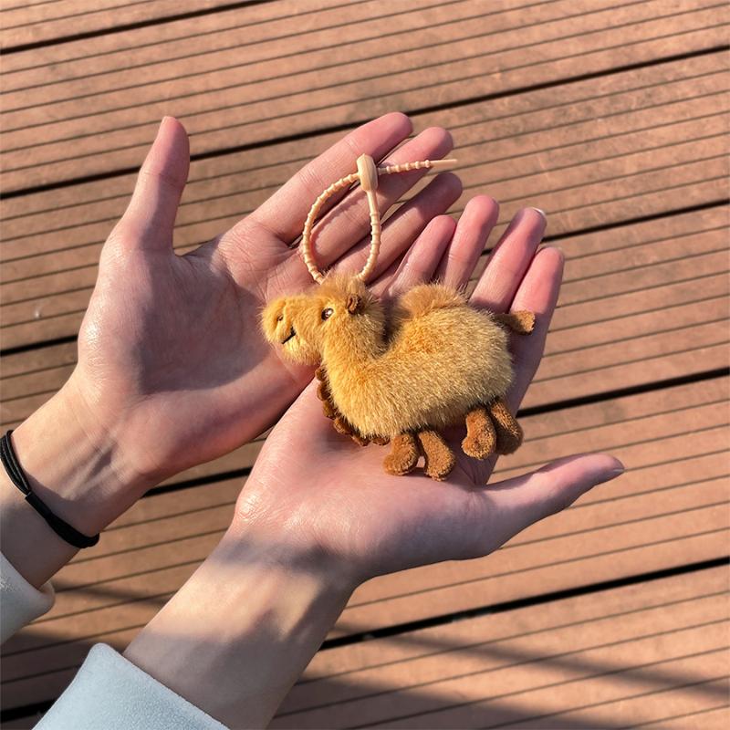 1PCS Mini Camel Plush Keychain - đánh giá và giá Mini Backpack Purse