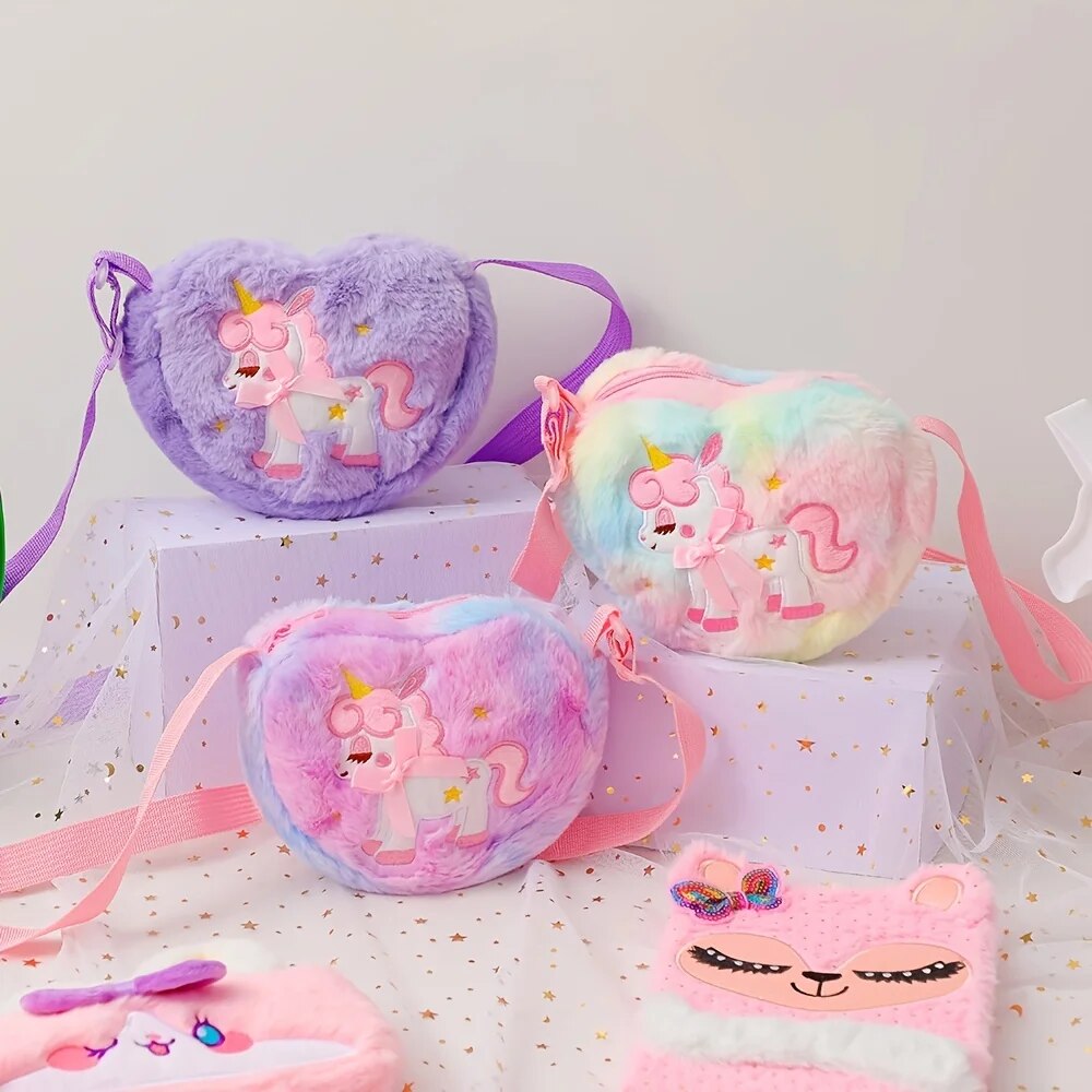 Cute Unicorn For Girls Plush H - đánh giá và giá Mini Backpack Purse
