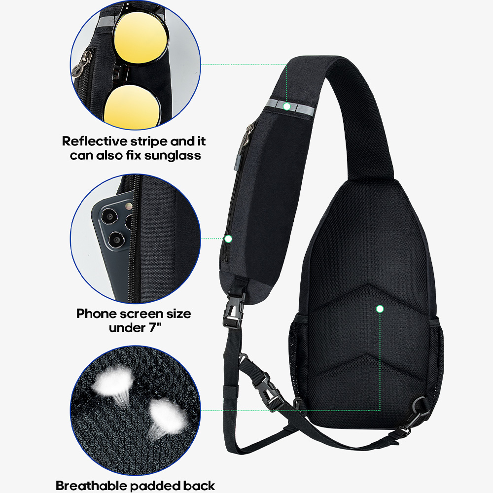 WATERFLY Crossbody Sling Bag C - đánh giá và giá Sling Backpack Shoulder