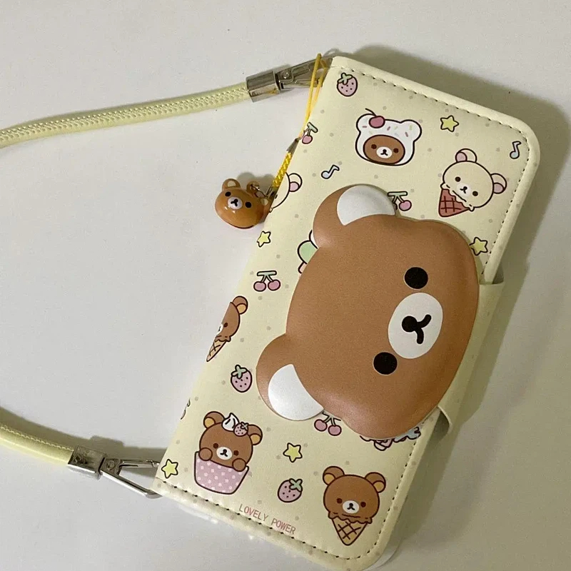 Rilakkuma Cute Cartoon Flip Le - đánh giá và giá Mini Backpack Purse