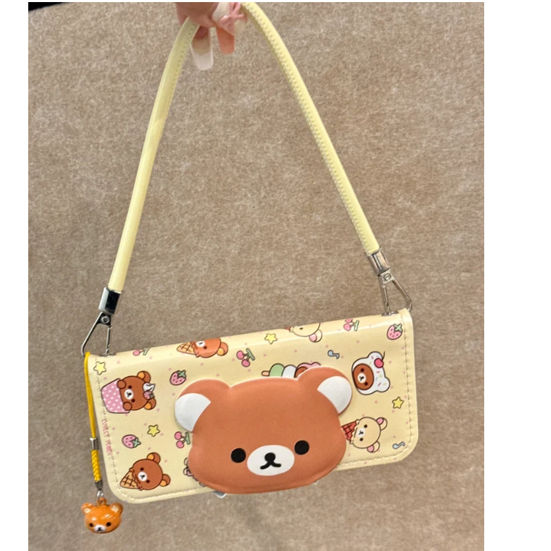Rilakkuma Cute Cartoon Flip Le - đánh giá và giá Mini Backpack Purse