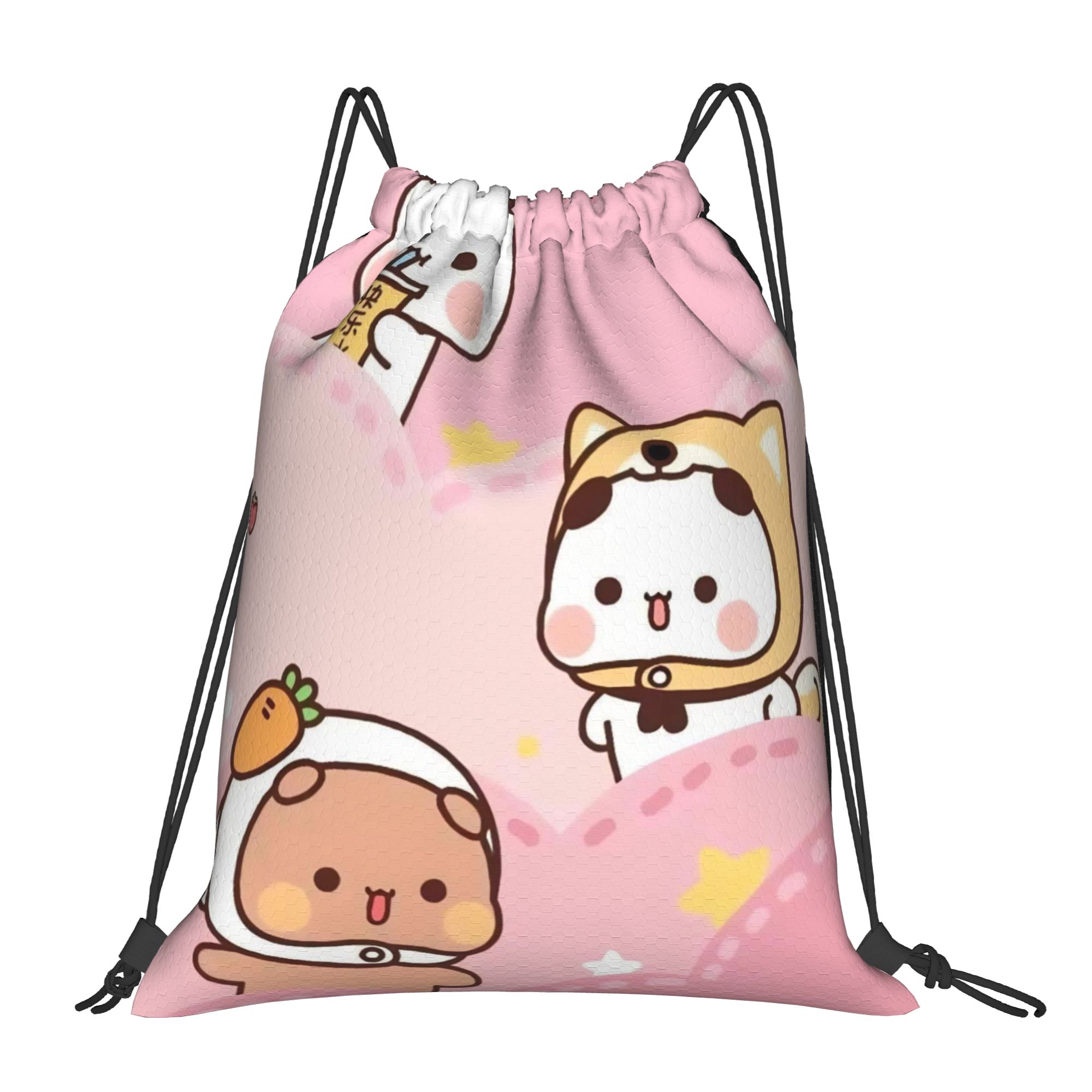 Cartoon Panda Bubu Dudu Drawst - đánh giá và giá Drawstring Gym Bag