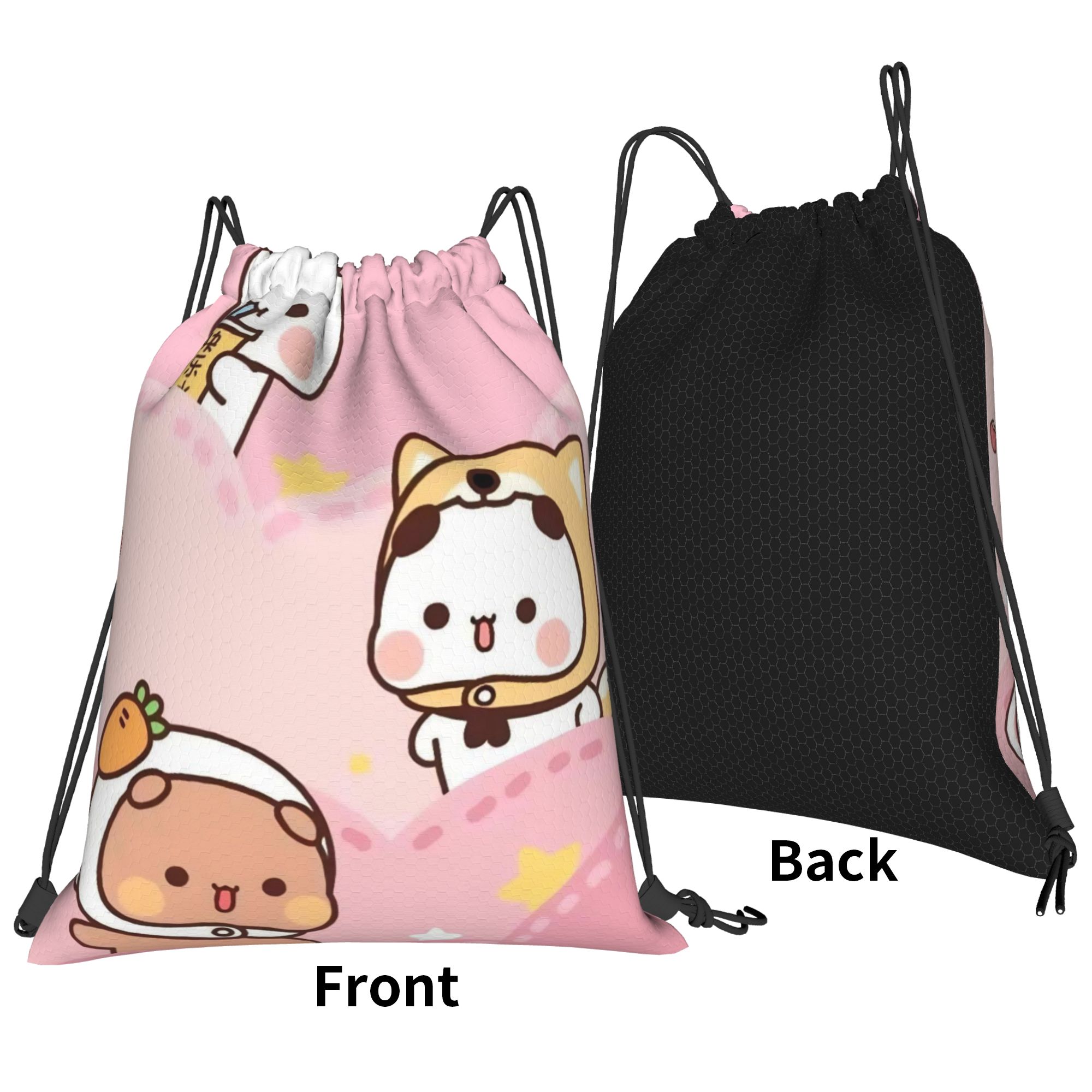 Cartoon Panda Bubu Dudu Drawst - đánh giá và giá Drawstring Gym Bag