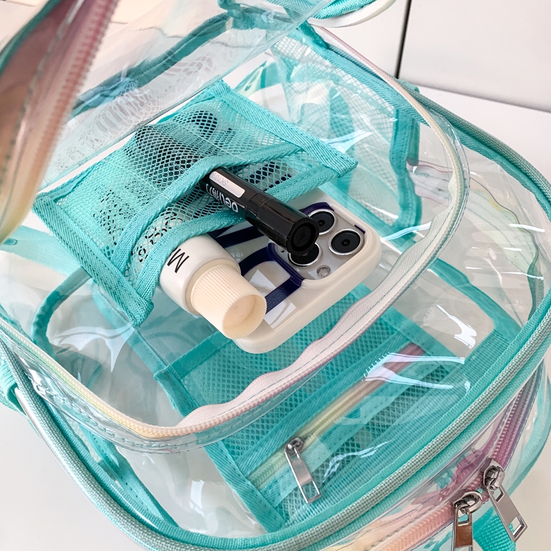 PVC Transparent Zipper Large C - đánh giá và giá Fashion Backpack Women