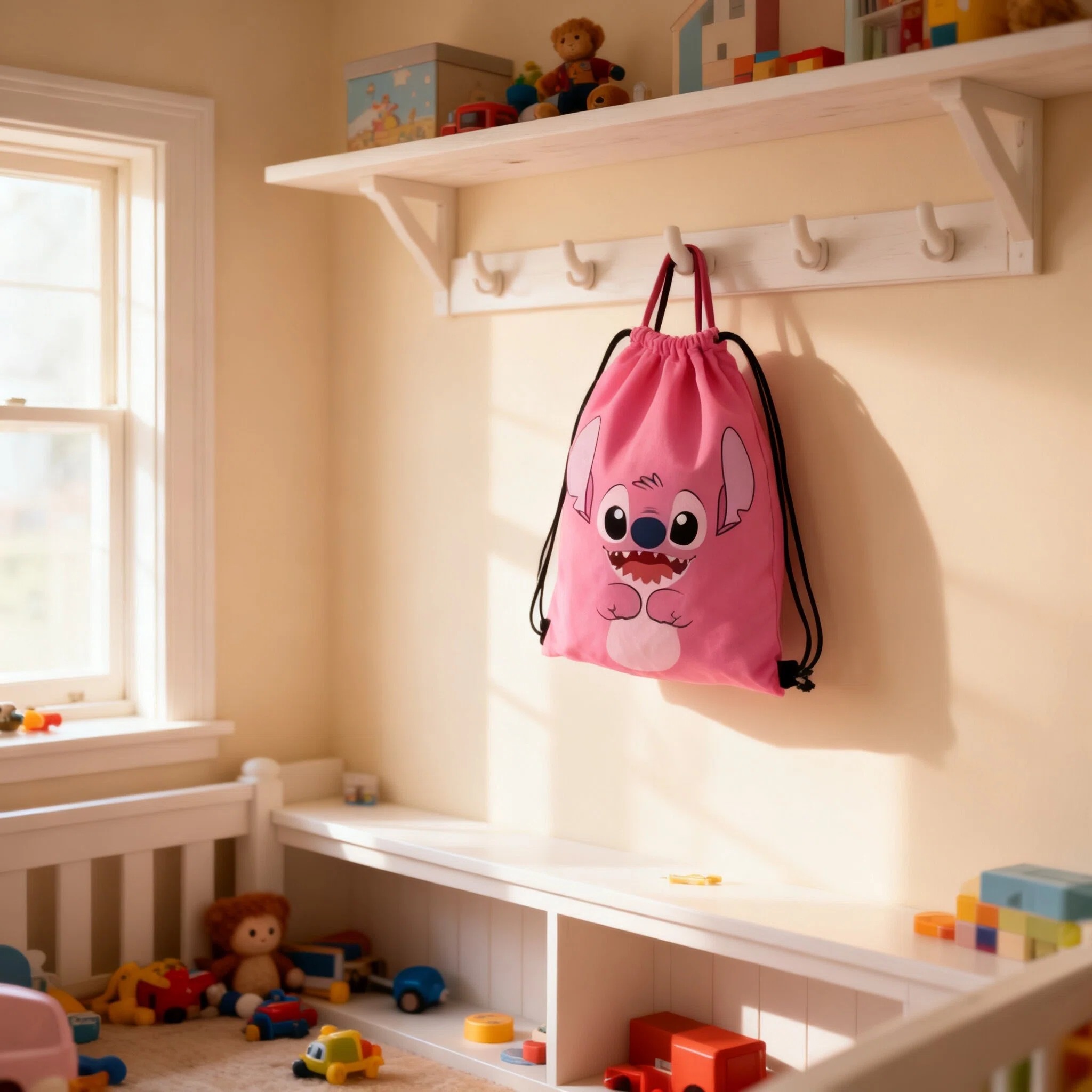 Disney Stitch Storage Bags Set - đánh giá và giá Drawstring Gym Bag