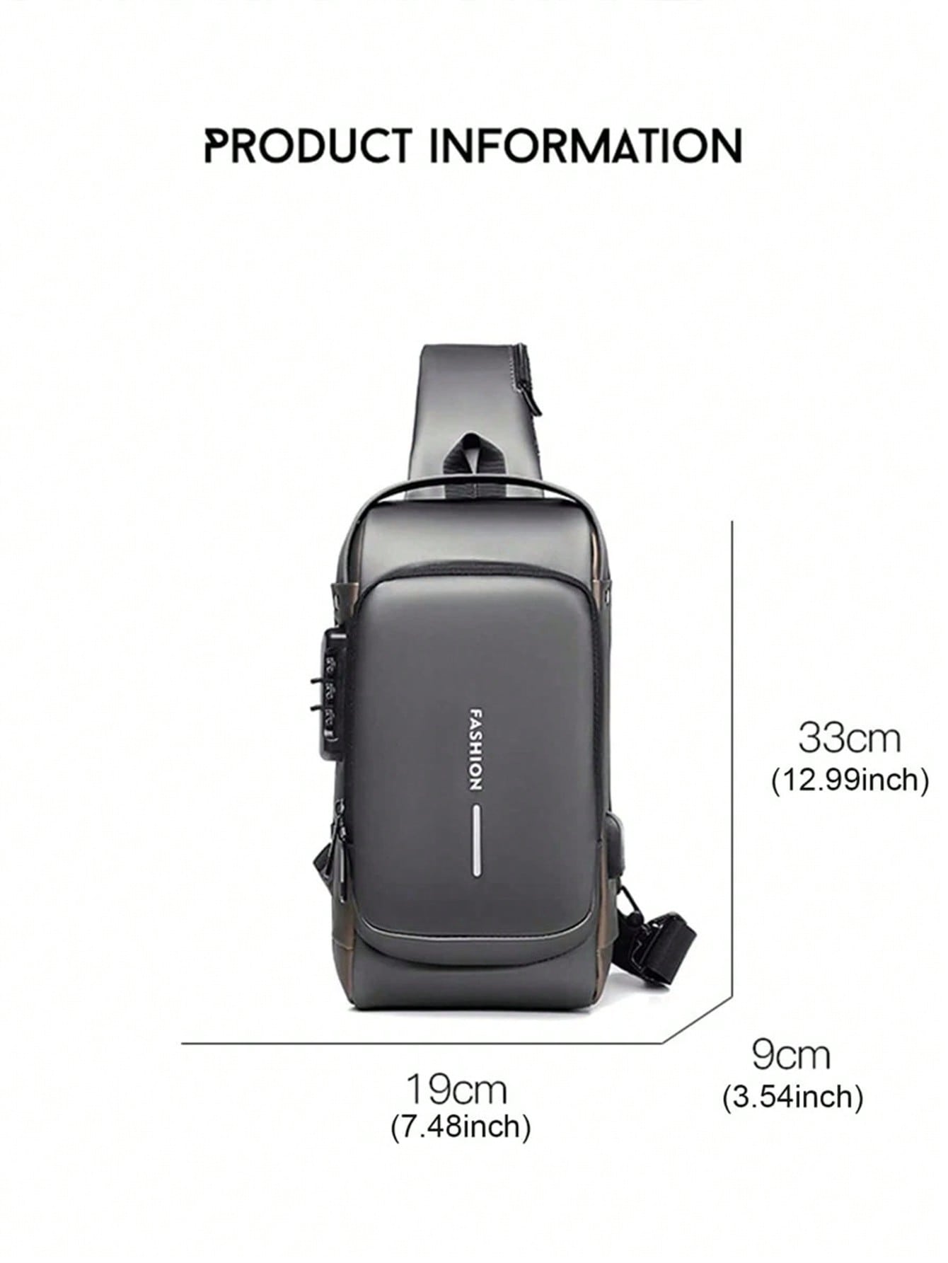 Men's Bags Shoulder Messenger  - đánh giá và giá Sling Backpack Shoulder