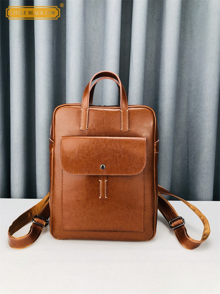 Women High Quality Cow Leather - đánh giá và giá Leather Backpack Vintage