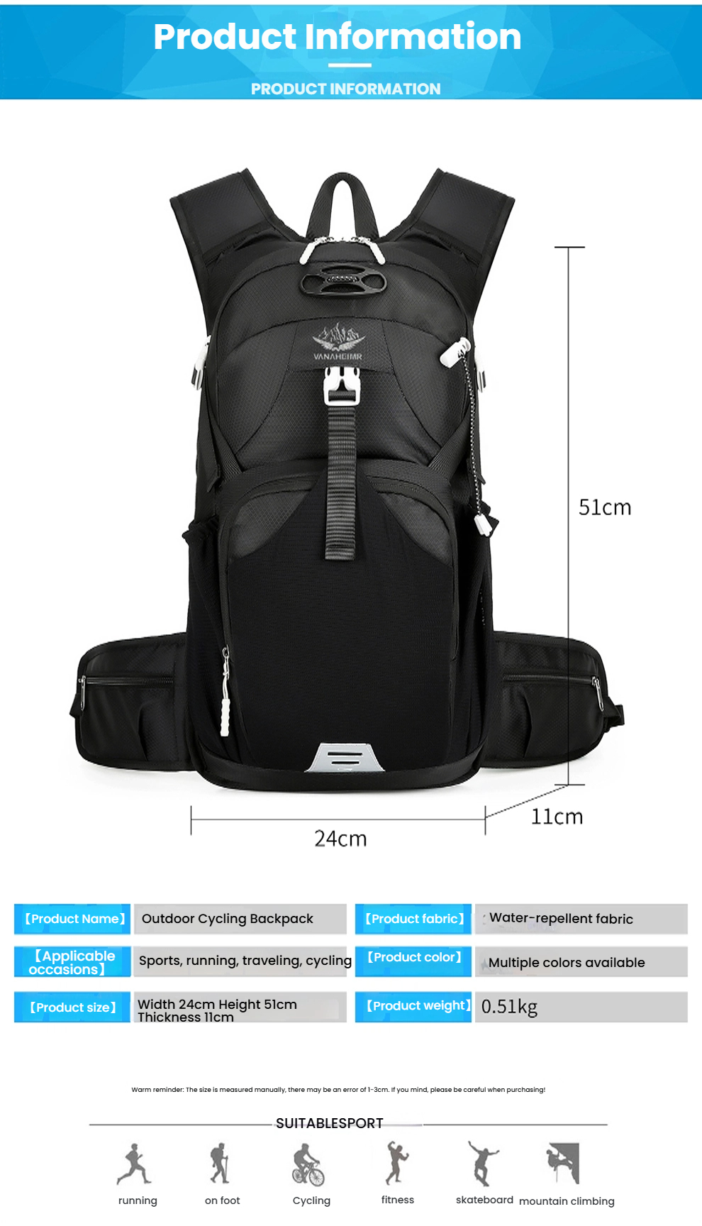 20L Bicycle Cycling Backpack O - đánh giá và giá Hydration Pack Outdoor