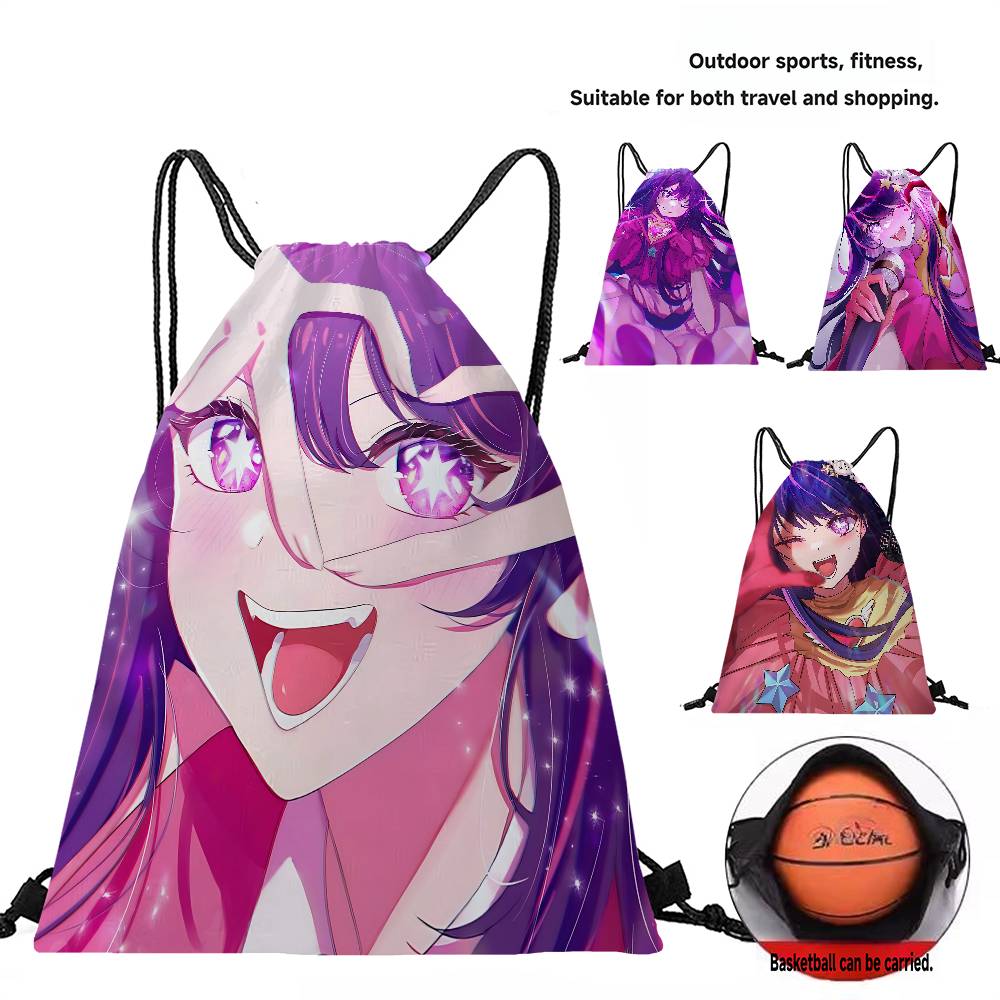 Oshi-no-Ko Anime Cartoon Draws - đánh giá và giá Drawstring Gym Bag