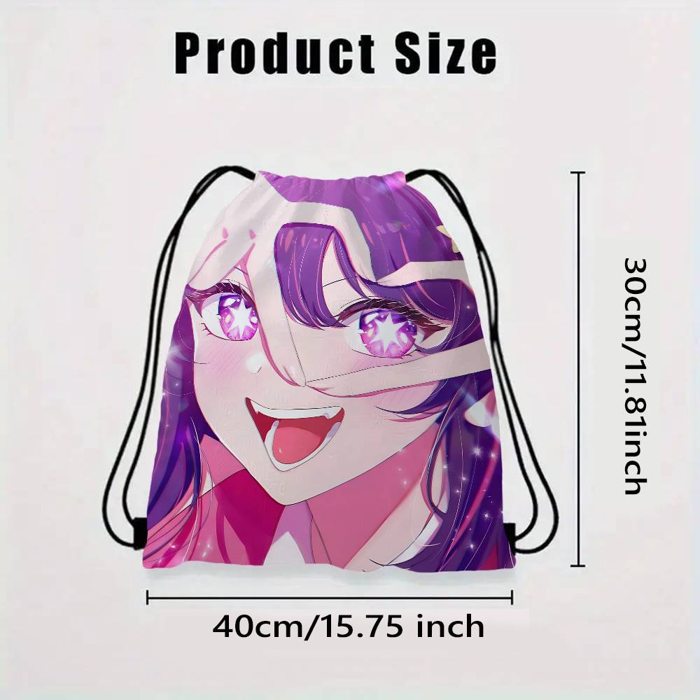 Oshi-no-Ko Anime Cartoon Draws - đánh giá và giá Drawstring Gym Bag
