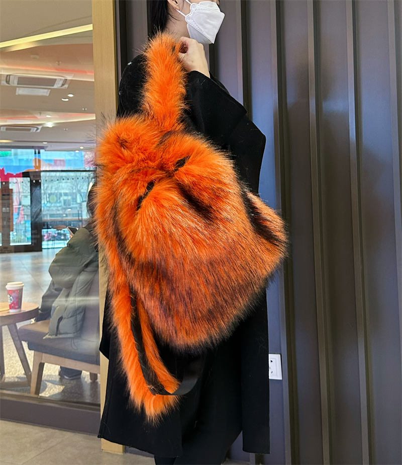 Y2K Faux Fur Leopard Women Bac - đánh giá và giá Fashion Backpack Women