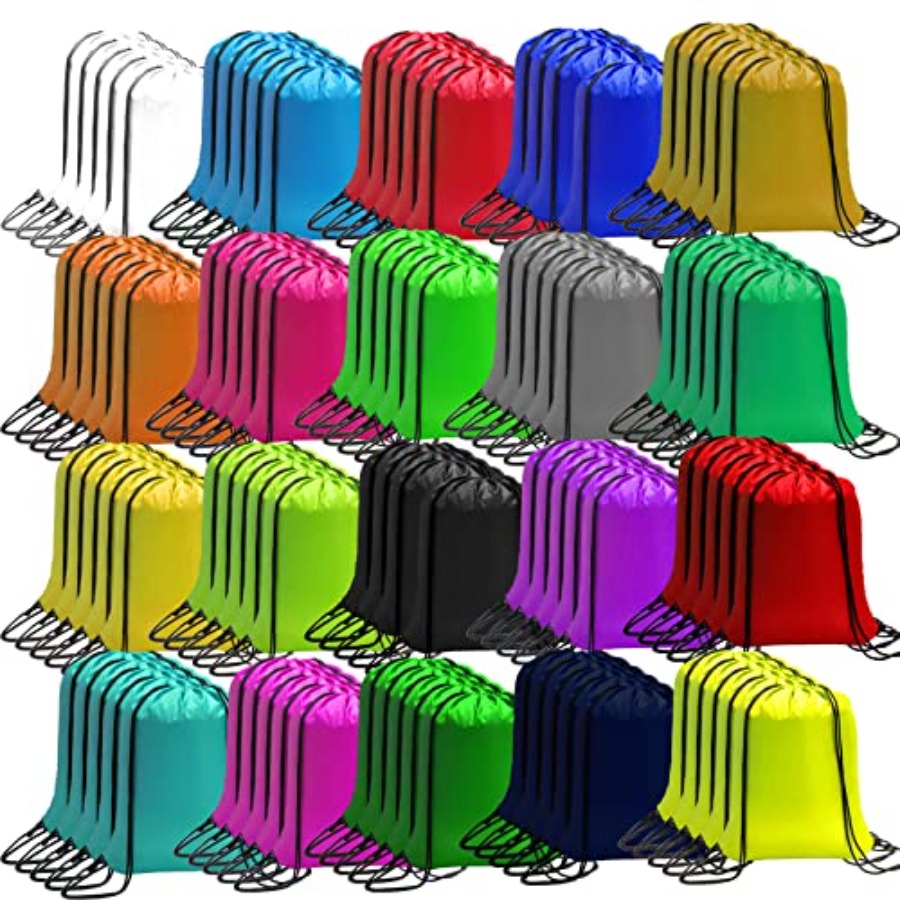 100 Pack Drawstring Bags Bulk, - đánh giá và giá Drawstring Gym Bag