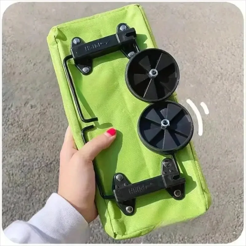 1pc Portable Shopping Cart wit - đánh giá và giá Foldable Backpack Small