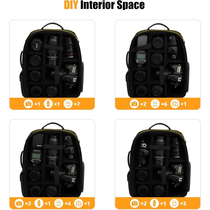 Professional Camera Backpacks  - đánh giá và giá Hiking Backpack Waterproof