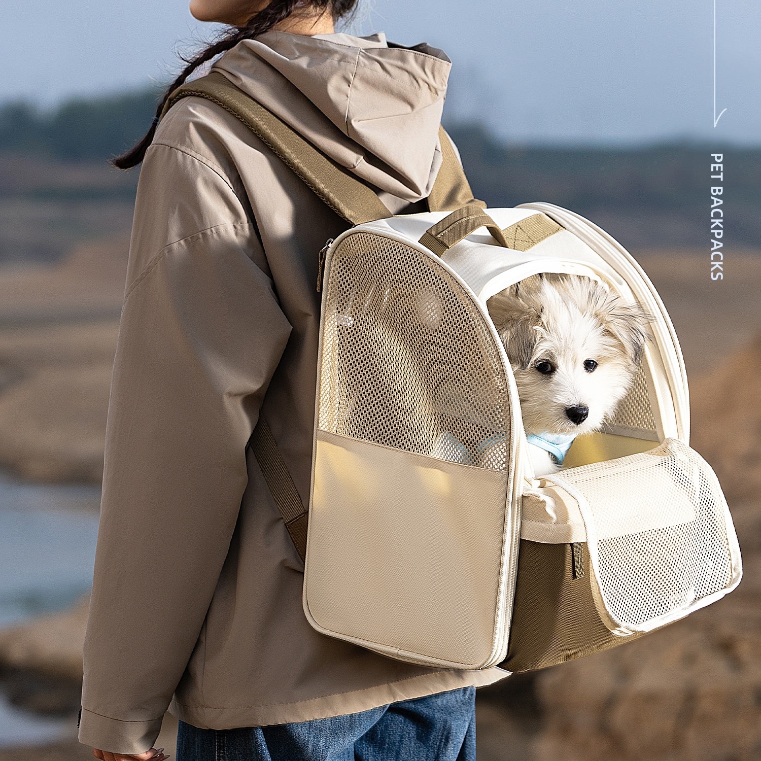 Pet Carrier Backpack Breathabl - đánh giá và giá Foldable Backpack Small