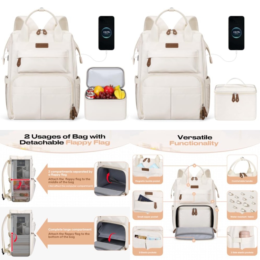 Travel Backpack for Women Men, - đánh giá và giá Laptop Backpack 15.6