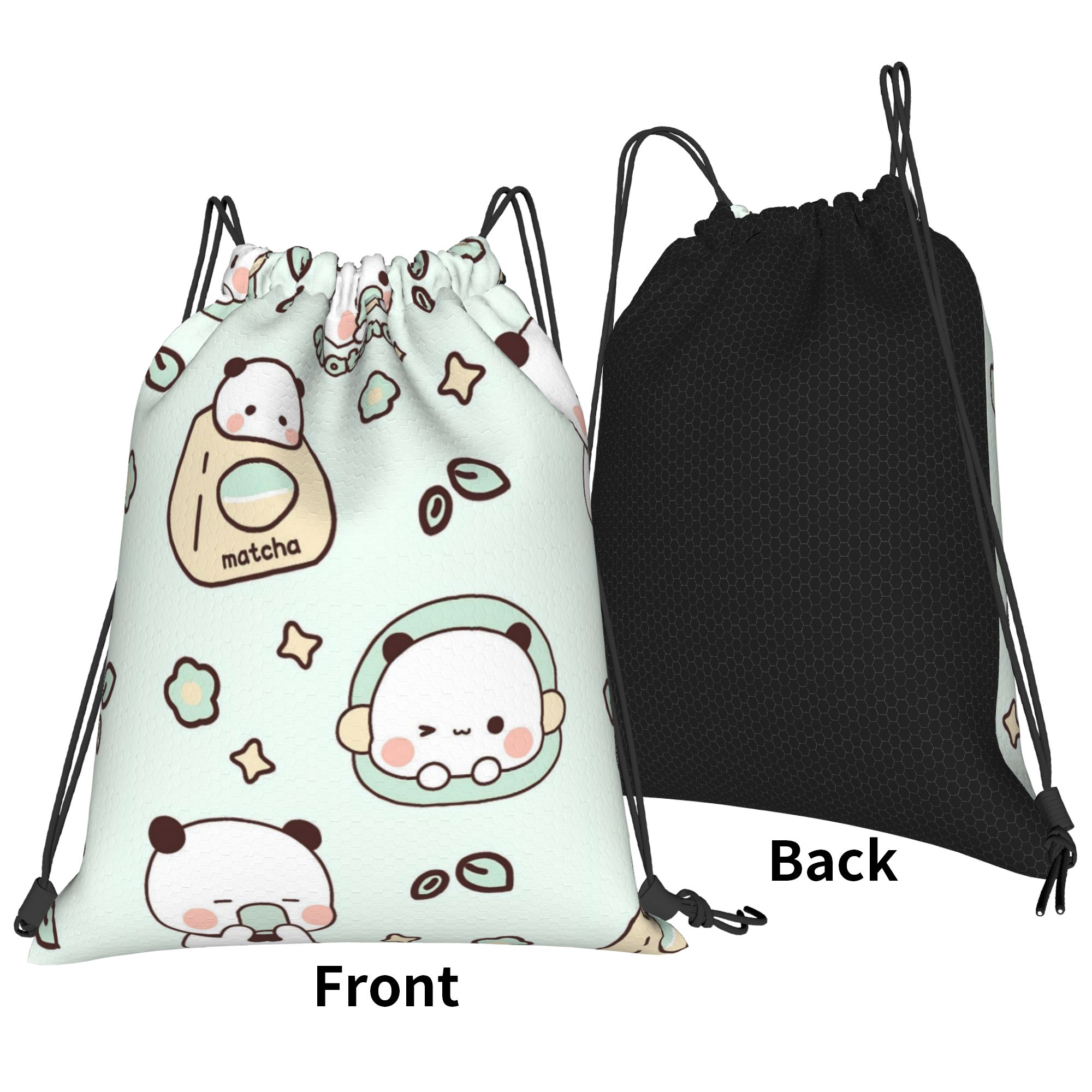 Cartoon Panda Bubu Dudu Drawst - đánh giá và giá Drawstring Gym Bag
