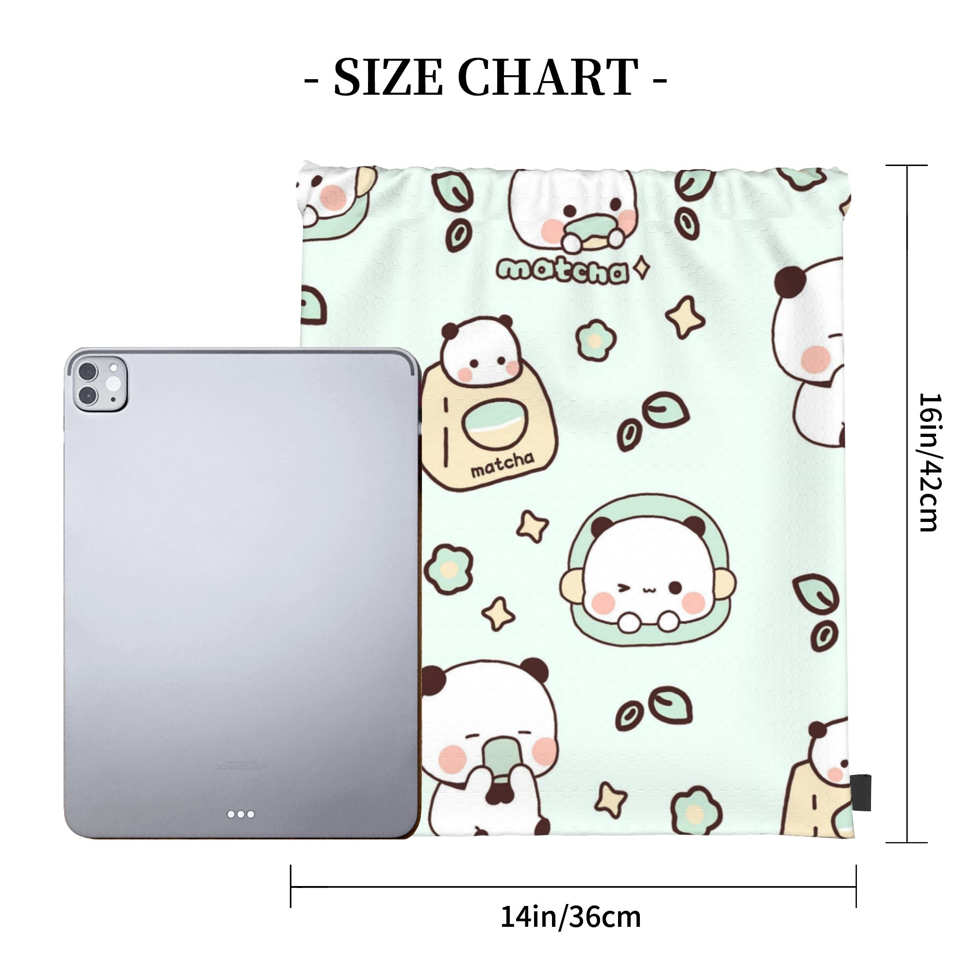 Cartoon Panda Bubu Dudu Drawst - đánh giá và giá Drawstring Gym Bag