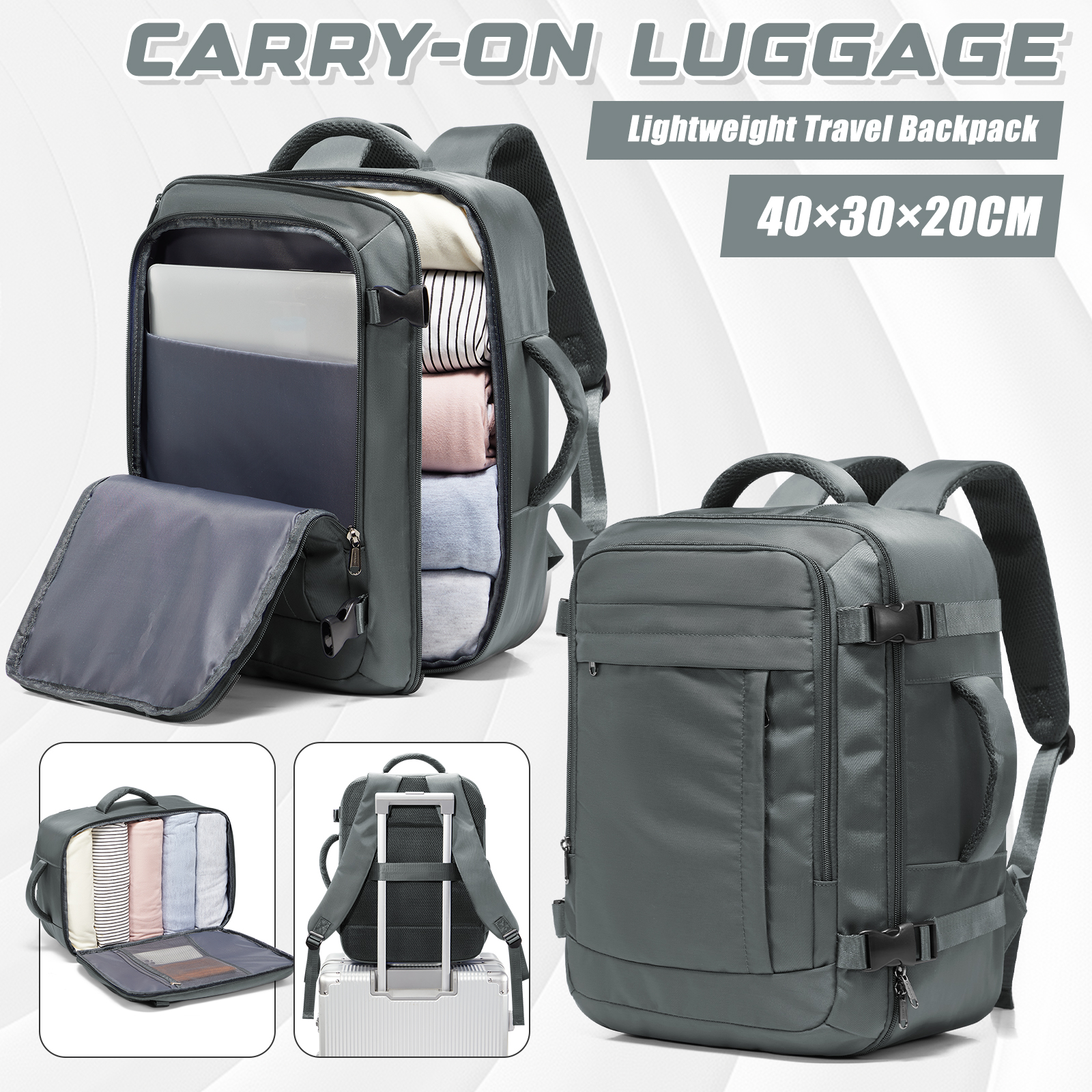Ryanair Cabin Bags 40x30x20 Un - đánh giá và giá Canvas Backpack Casual