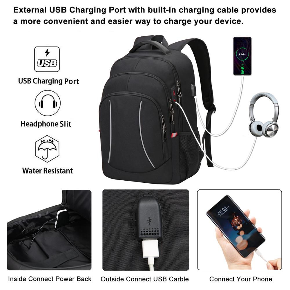 Men Multifuction Travel Laptop - đánh giá và giá Travel Backpack Anti Theft