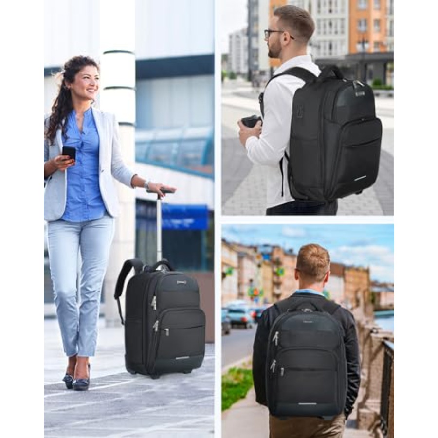 Rolling Backpack 30L Travel La - đánh giá và giá Laptop Backpack 15.6
