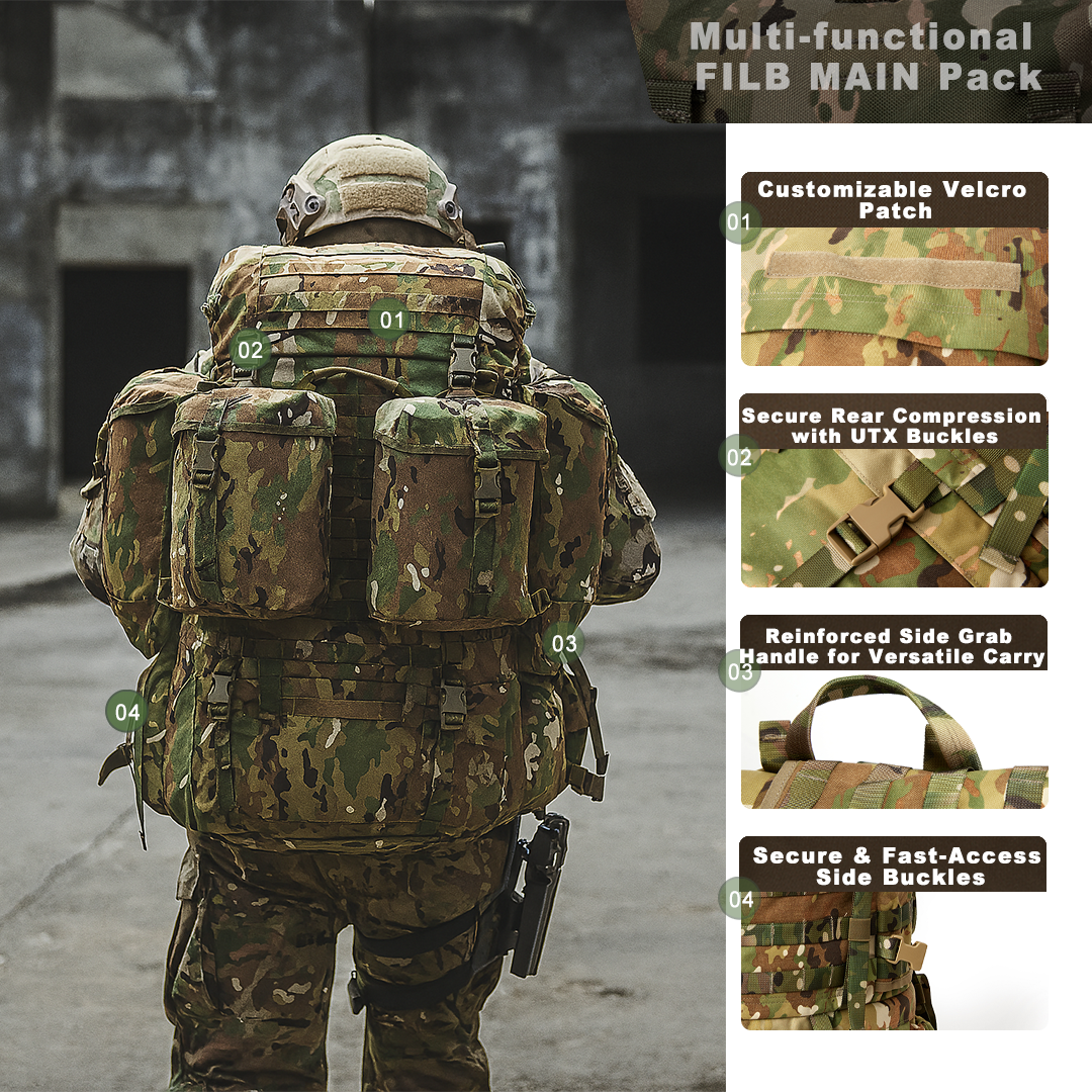 USMC FILBE Main Pack – OCP Cam - đánh giá và giá Rucksack Military Style