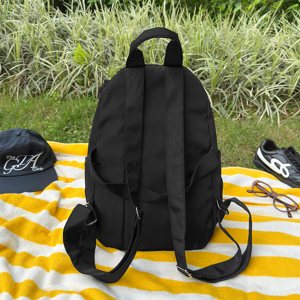 Polka Dot Nylon Drawstring Bac - đánh giá và giá Canvas Backpack Casual