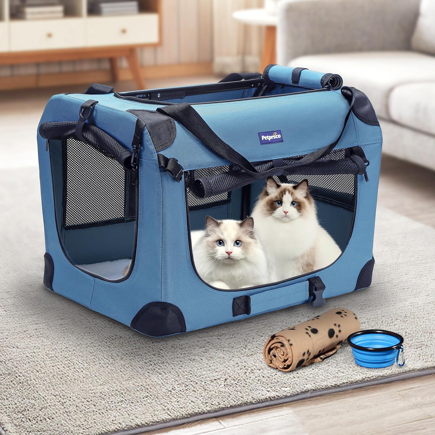 Portable Collapsible Dog Crate - đánh giá và giá Foldable Backpack Small