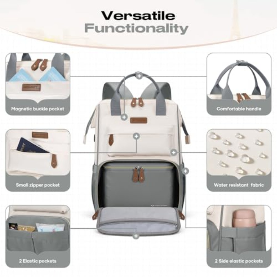 Travel Backpack for Women Men, - đánh giá và giá Laptop Backpack 15.6