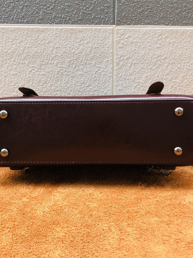 British Style Vintage Cow Spli - đánh giá và giá Leather Backpack Vintage