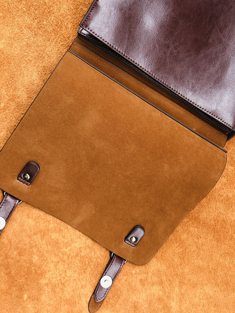 British Style Vintage Cow Spli - đánh giá và giá Leather Backpack Vintage