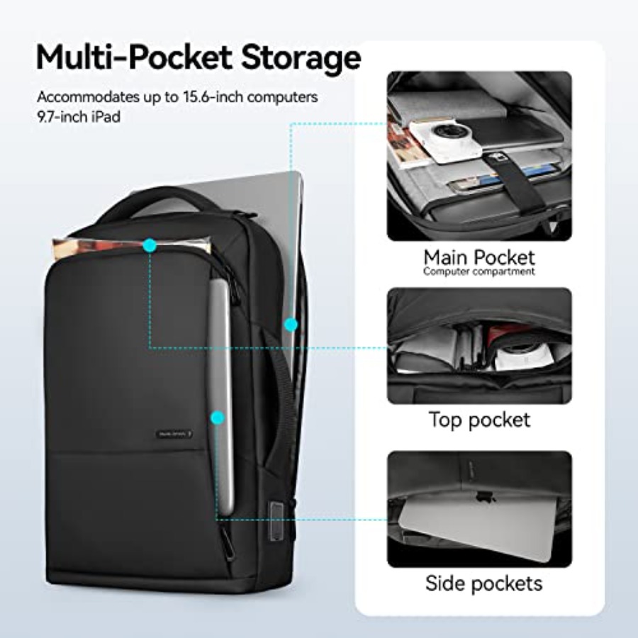 Slim Laptop Backpack for Men,  - đánh giá và giá Laptop Backpack 15.6