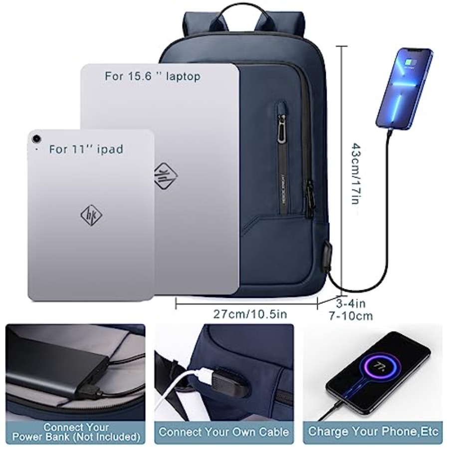 Backpack for Men Business Slim - đánh giá và giá Travel Backpack Anti Theft