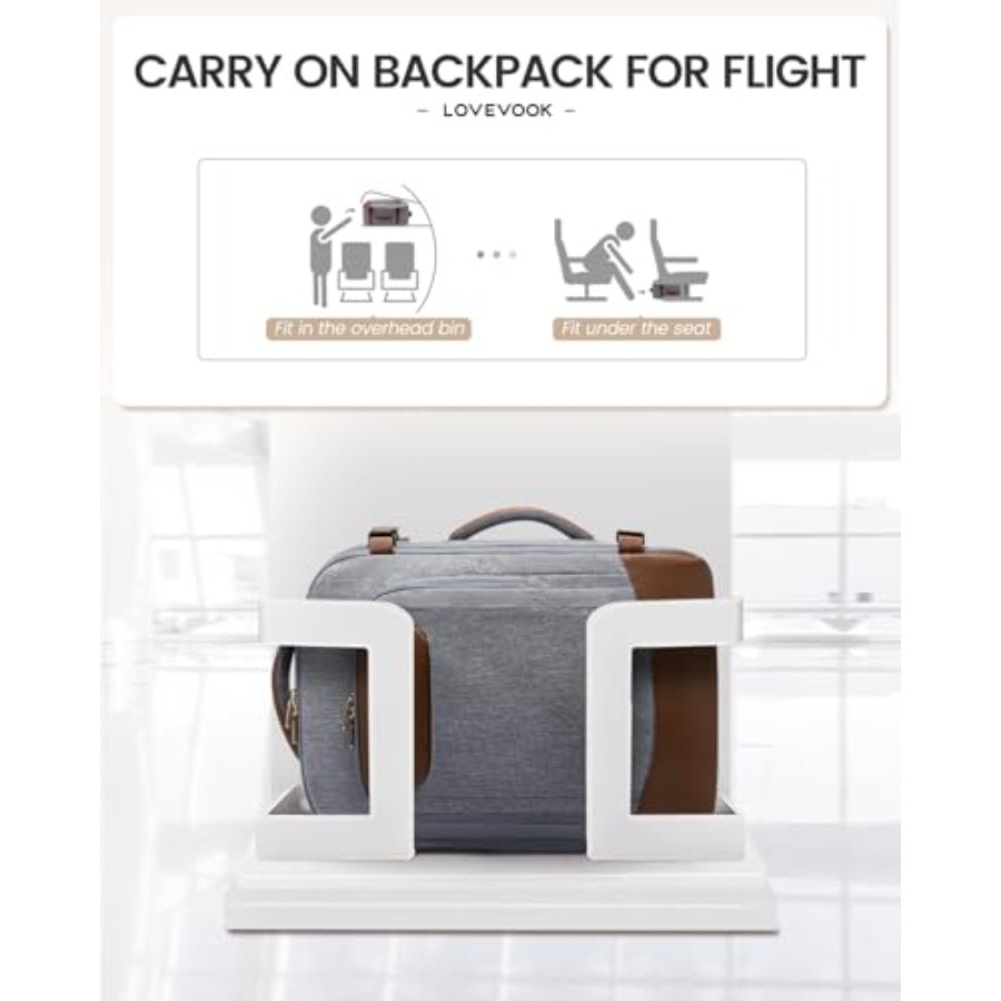40L Travel Backpack for Women  - đánh giá và giá Laptop Backpack 15.6