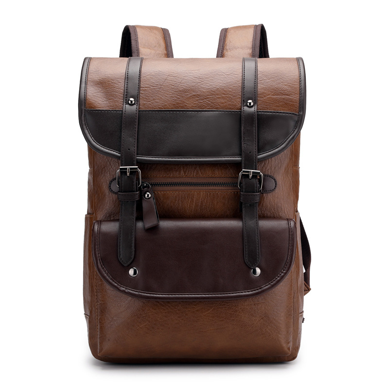 Vintage Leather Laptop Backpac - đánh giá và giá Business Backpack Brief