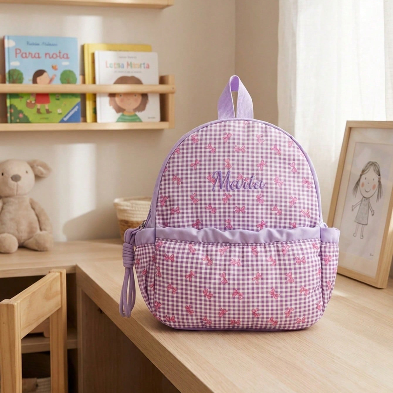 Custom Name-Letter Embroidered - đánh giá và giá School Backpack Teen