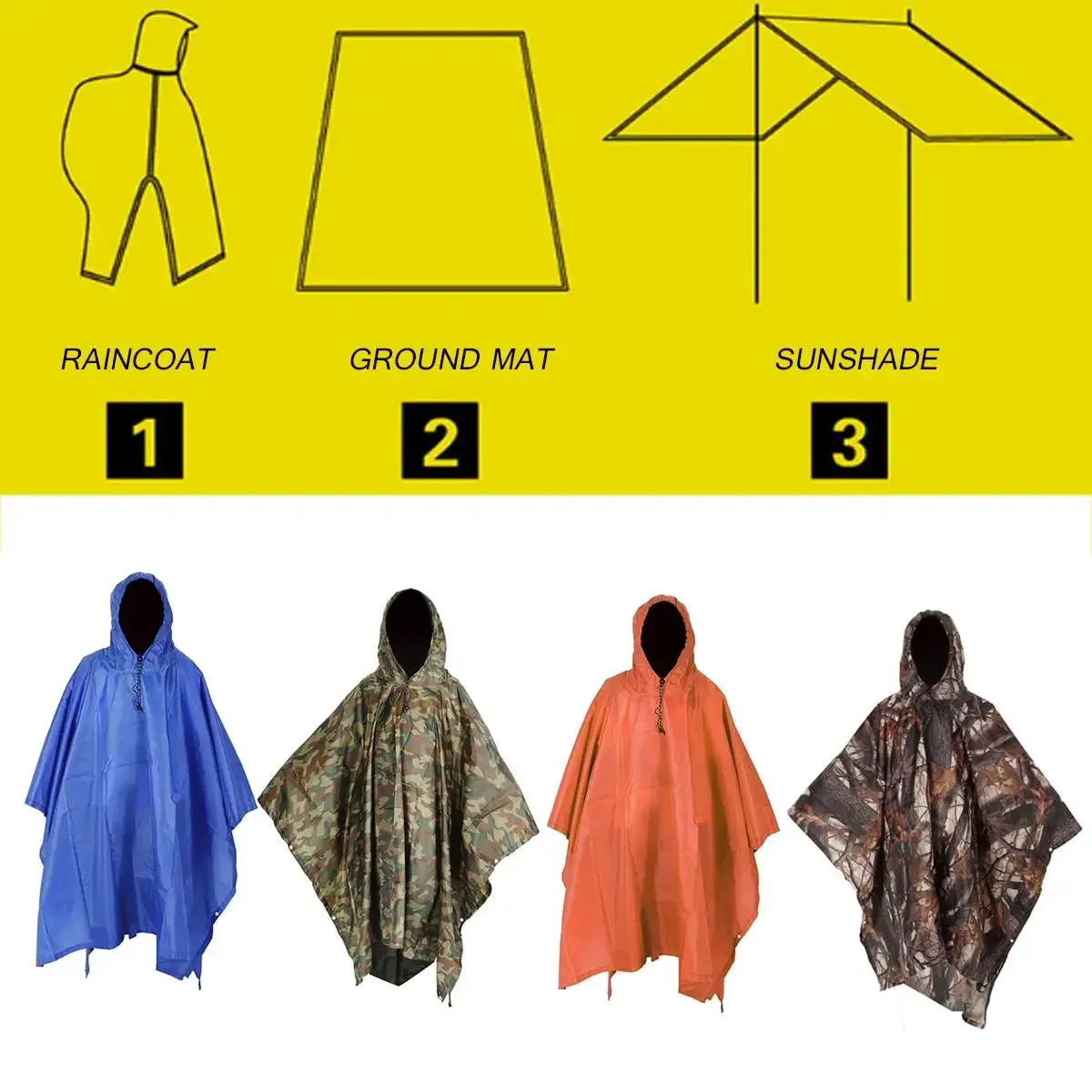 Portable Sunshade Camping Tarp - đánh giá và giá Rain Cover Backpack