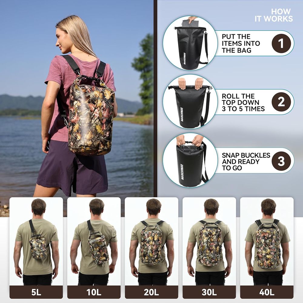 Floating Waterproof Dry Bag Ba - đánh giá và giá Hiking Backpack Waterproof