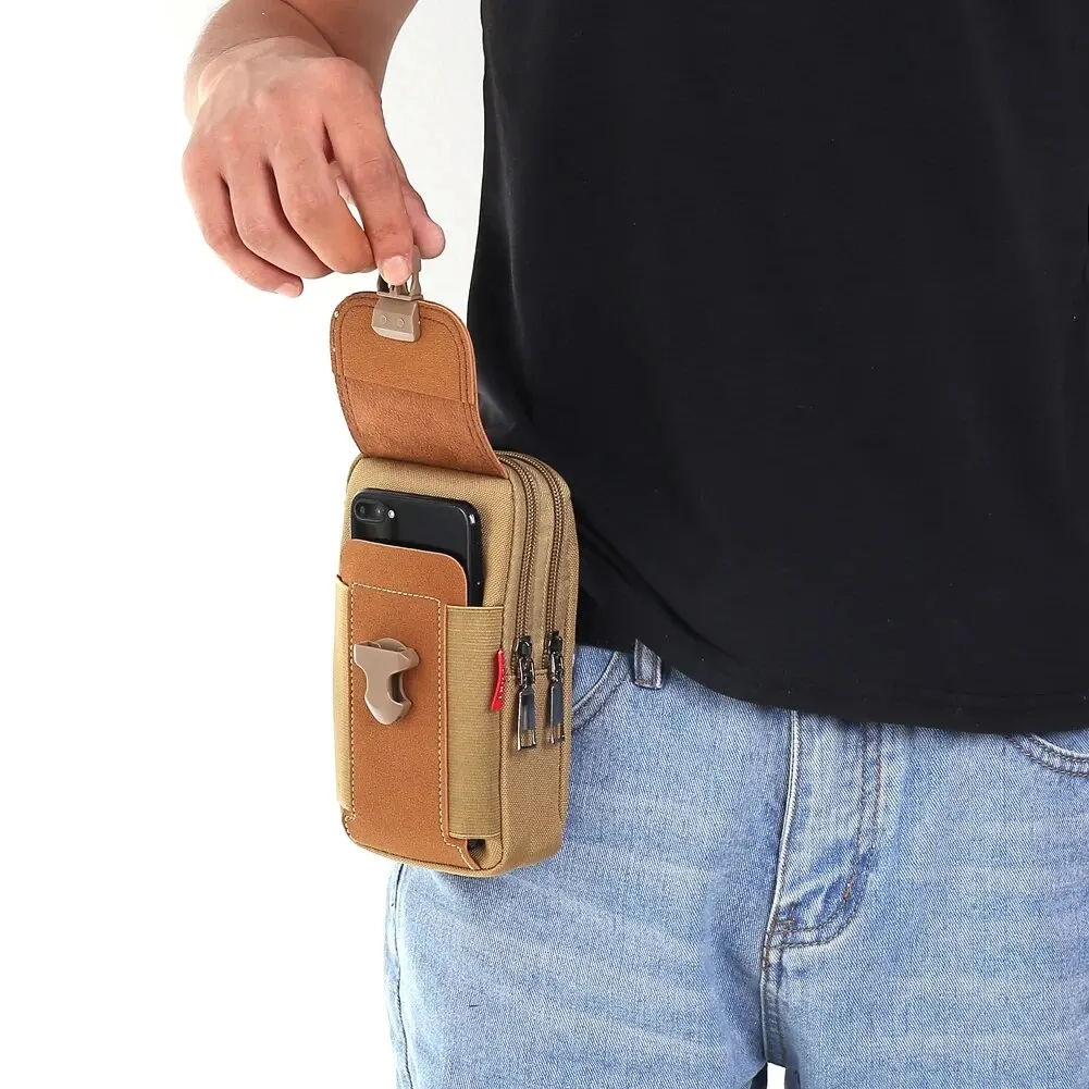 Unisex Belt Pouch Mobile Phone - đánh giá và giá Canvas Backpack Casual