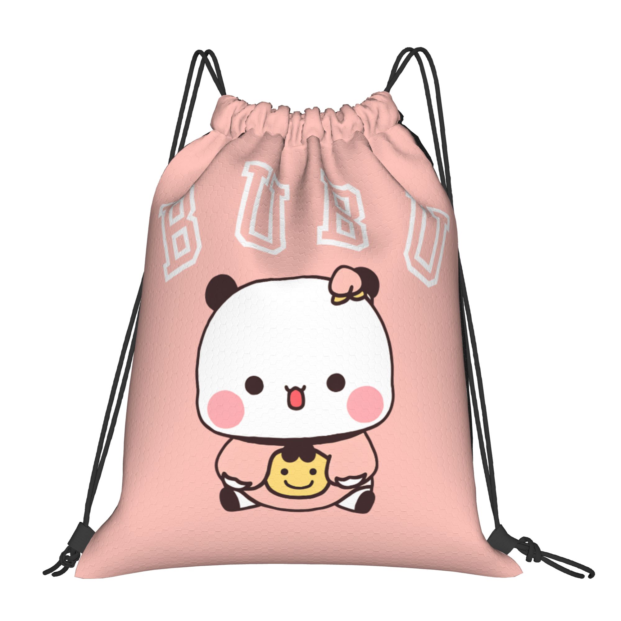 Bubu Dudu Cute Bear Drawstring - đánh giá và giá Drawstring Gym Bag