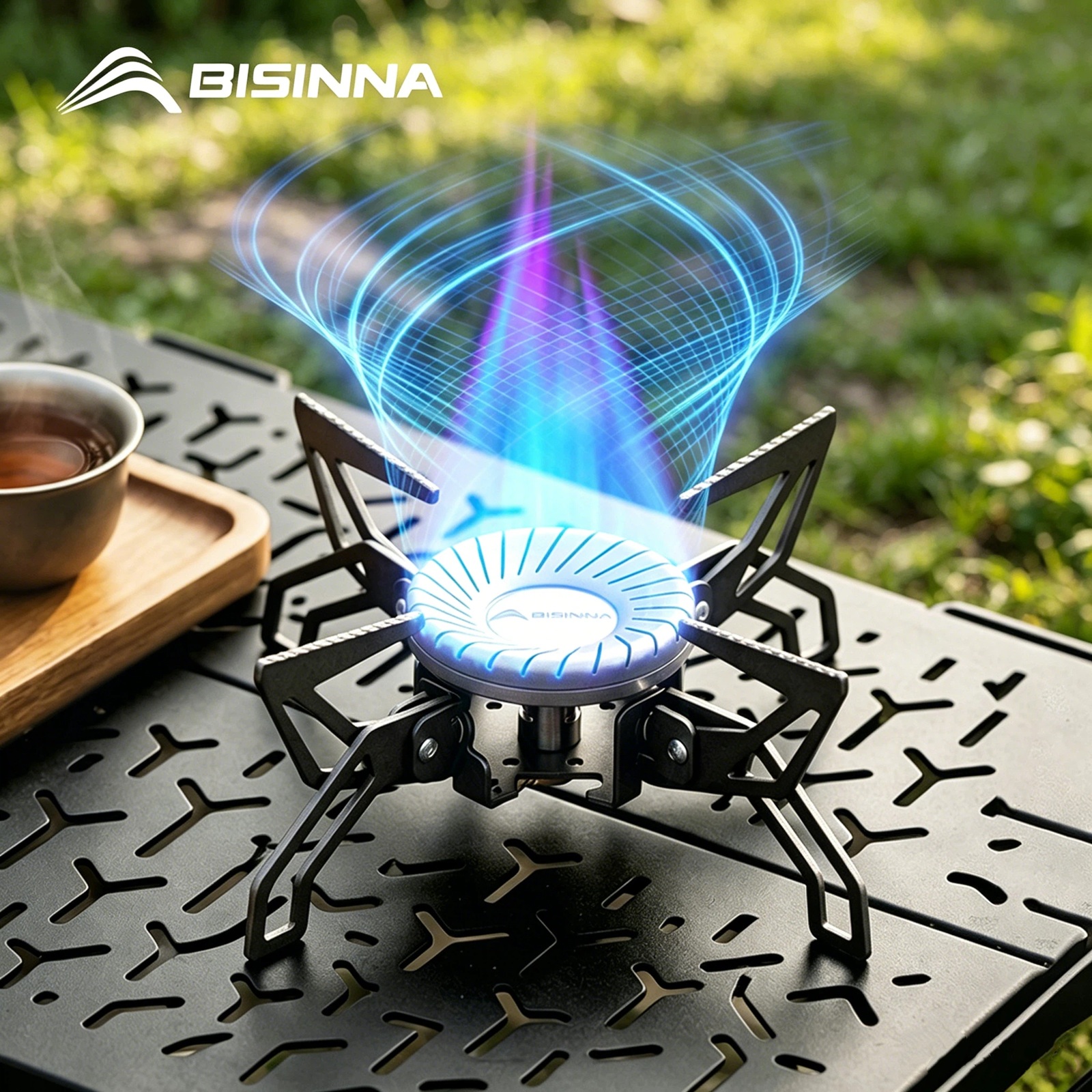 BISINNA Camping Stove 4000W Hi - đánh giá và giá Foldable Backpack Small