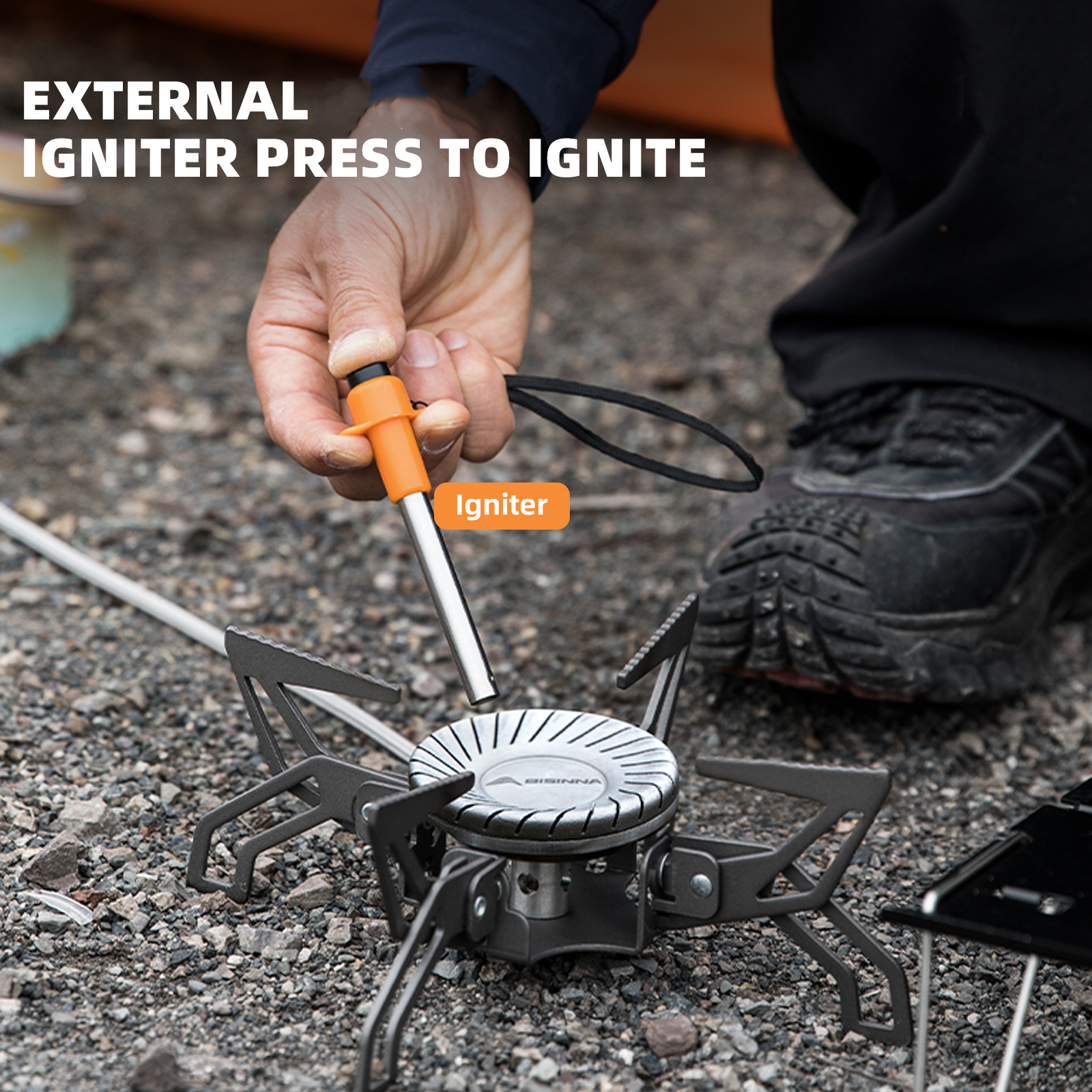 BISINNA Camping Stove 4000W Hi - đánh giá và giá Foldable Backpack Small
