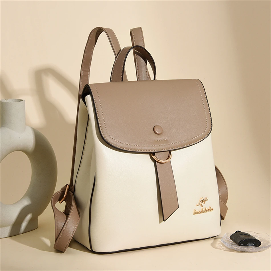 2024 High Quality Fashion Prin - đánh giá và giá Leather Backpack Vintage