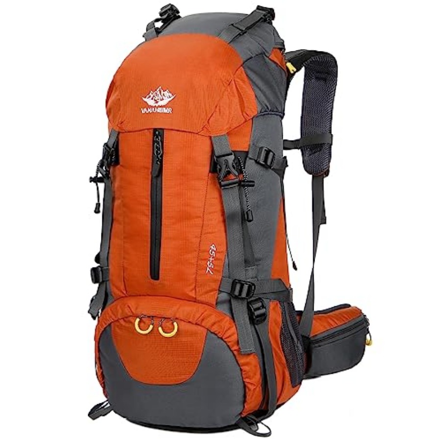 50L Hiking Backpack Men Campin - đánh giá và giá Rain Cover Backpack