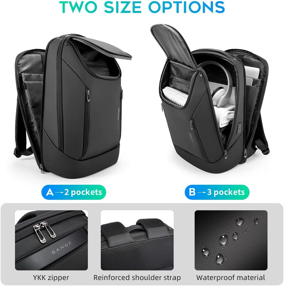 Waterproof Business Backpack w - đánh giá và giá Laptop Backpack 15.6