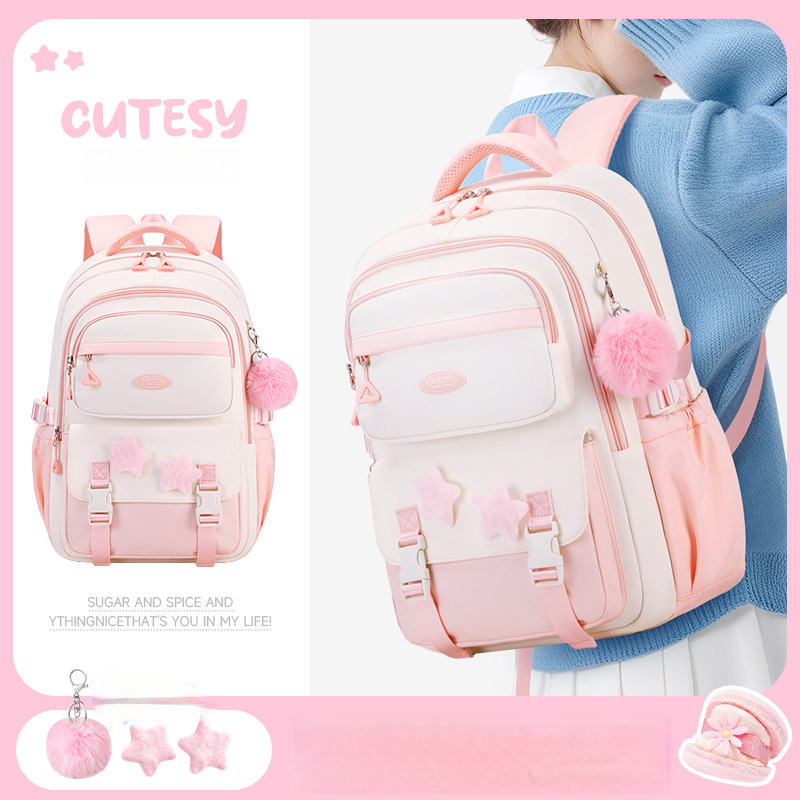 Cute Girls School Backpack Pin - đánh giá và giá School Backpack Teen